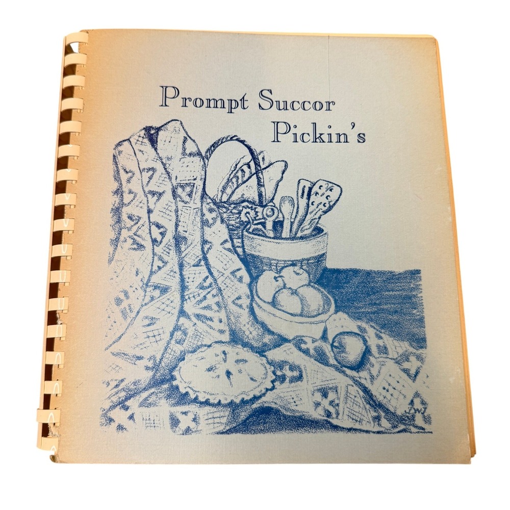 VTG Prompt Succor Pickin's Spiral Cookbook Our Lady Prompt Succor Altar Society